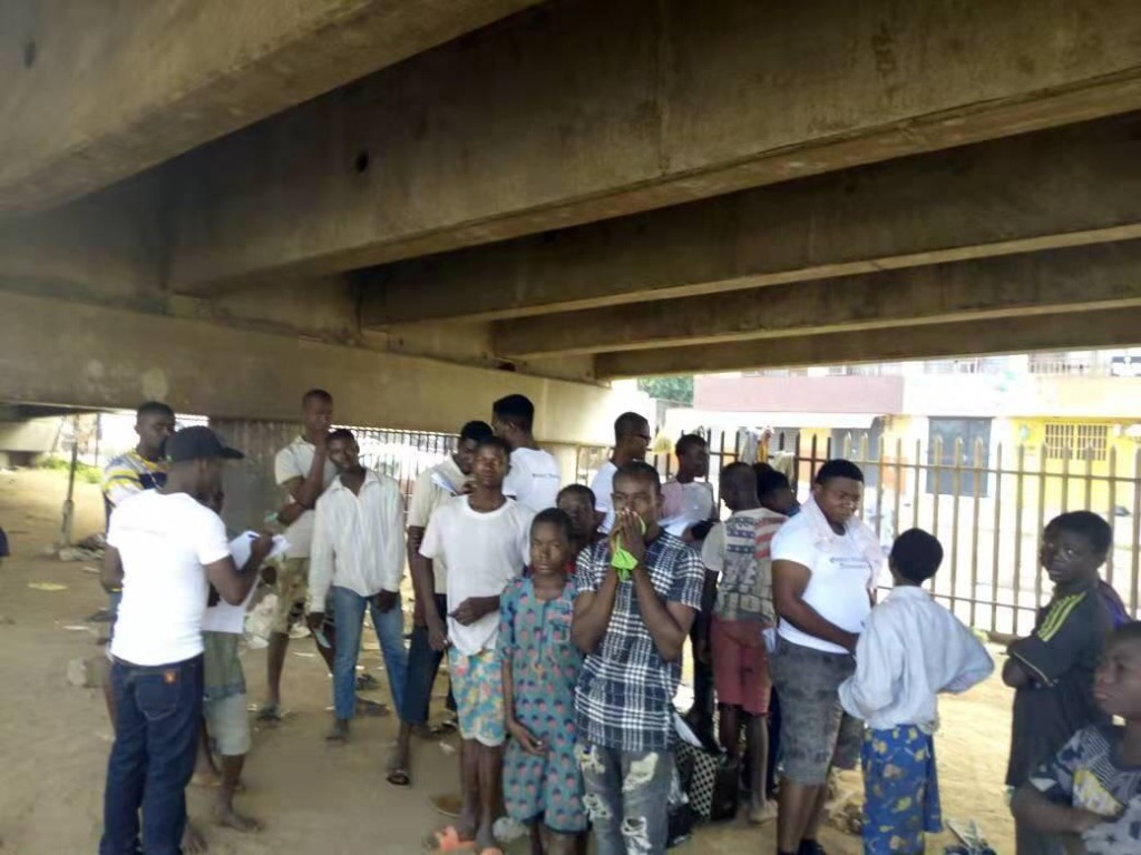 Nuvia Haven outreach team conducting community support for street-connected children